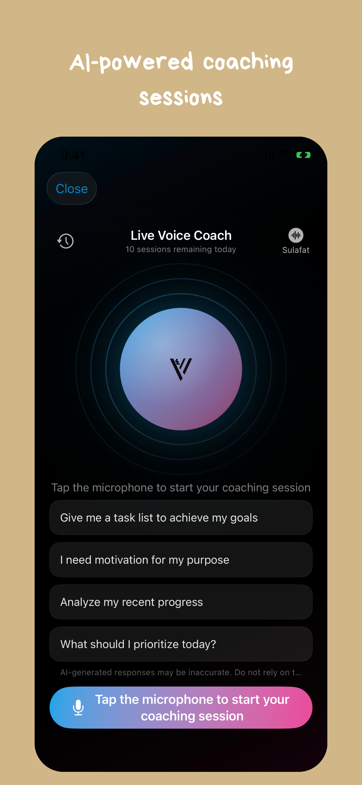 Live Coach